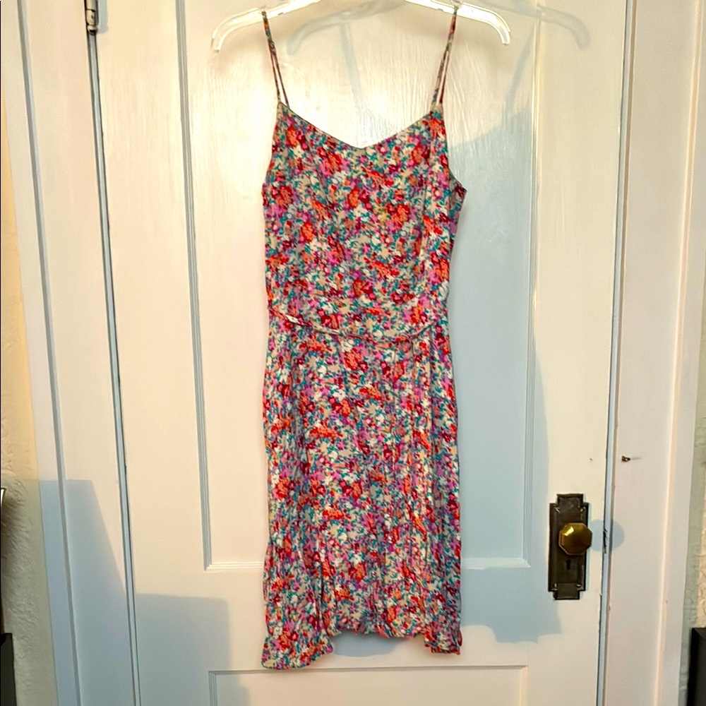 Tulle Floral Spaghetti Strap Sundress
